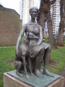 Woman with dog (2)